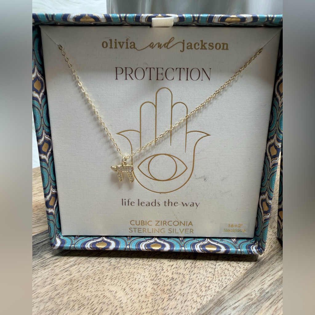 Nib- Olivia And Jackson Gold-Tone Protection Necklace